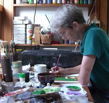 Molly working